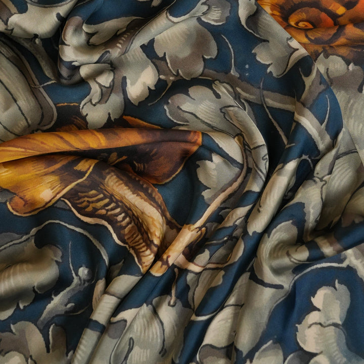 Snails Silky Scarf - Heading Prints
