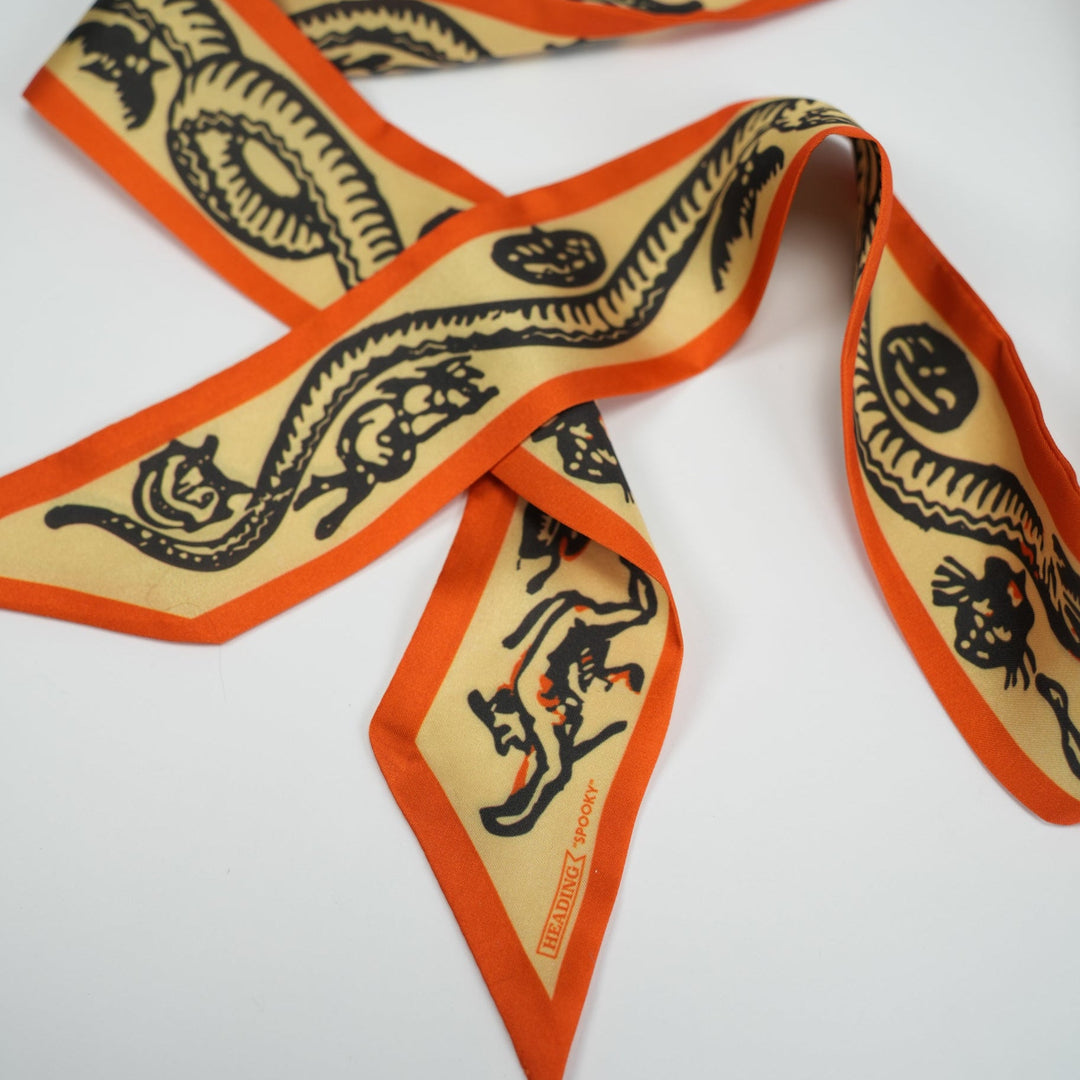 Spooky Skinny Scarf - Heading Prints