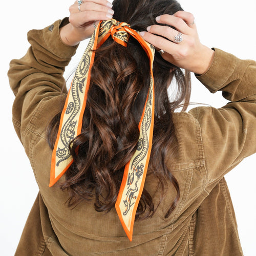 Spooky Skinny Scarf - Heading Prints