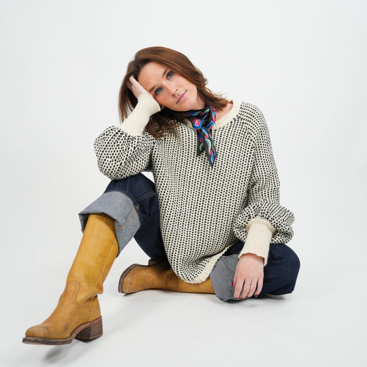 Squiggles Skinny Scarf - Heading Prints