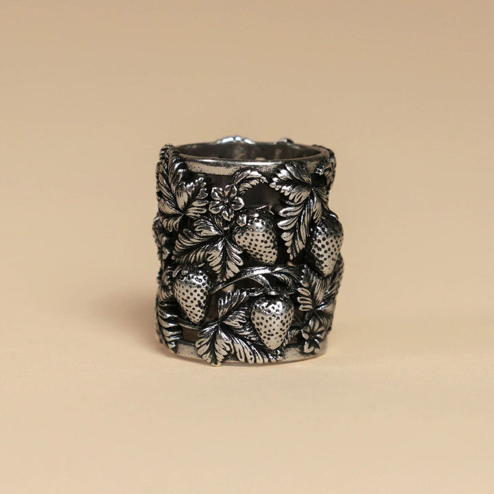 Strawberry Bandana Ring - Heading Prints