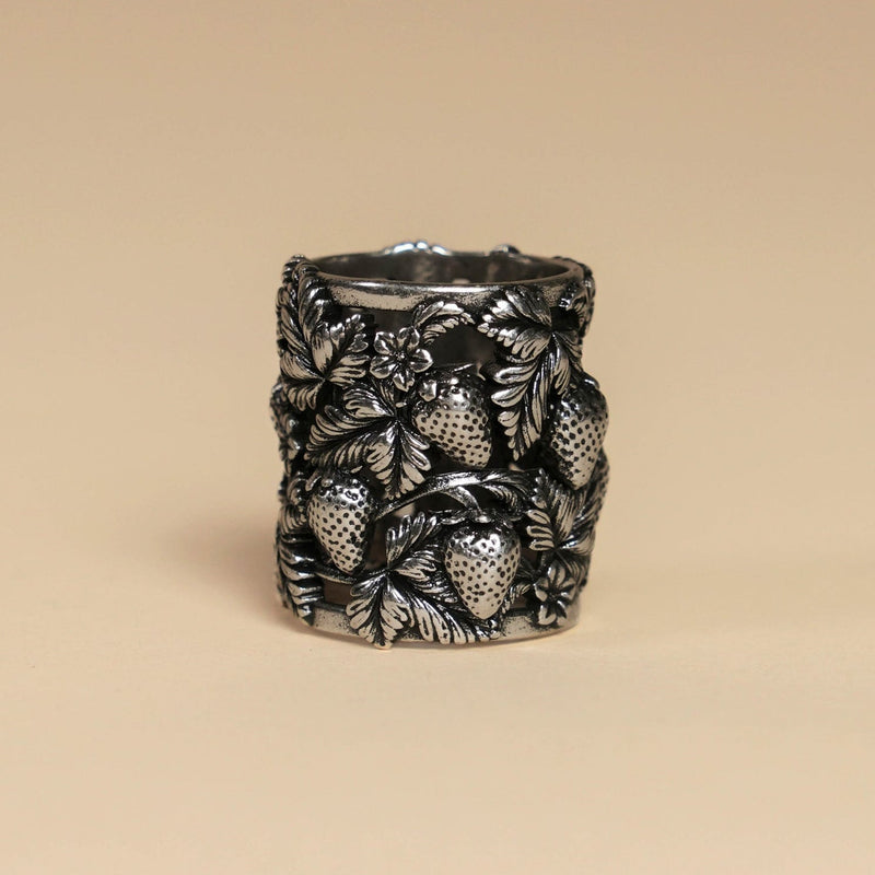 Strawberry Bandana Ring - Heading Prints