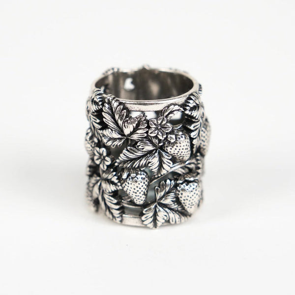 Strawberry Bandana Ring - Heading Prints