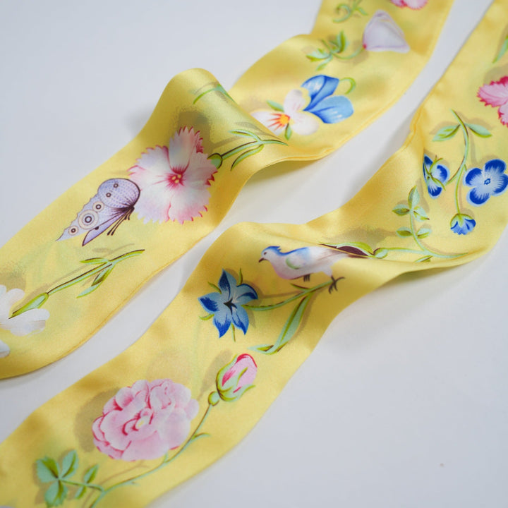 Sunbeam Skinny Scarf - Heading Prints