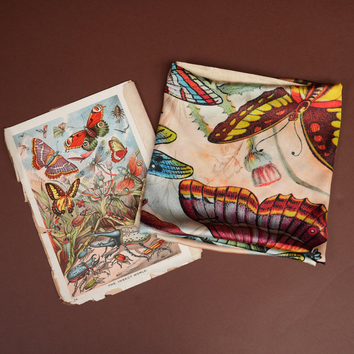 Swarm Silky Scarf - Heading Prints