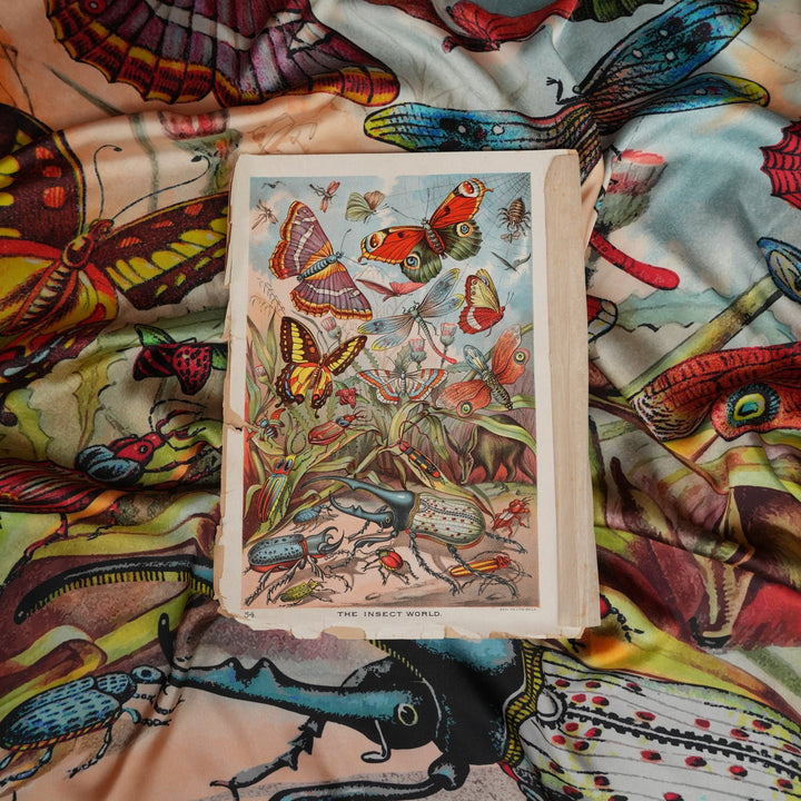 Swarm Silky Scarf - Heading Prints