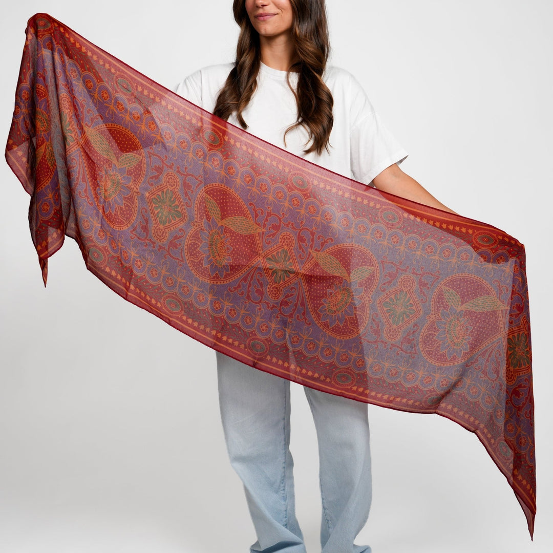 Sweetheart All-Season Scarf - Heading Prints