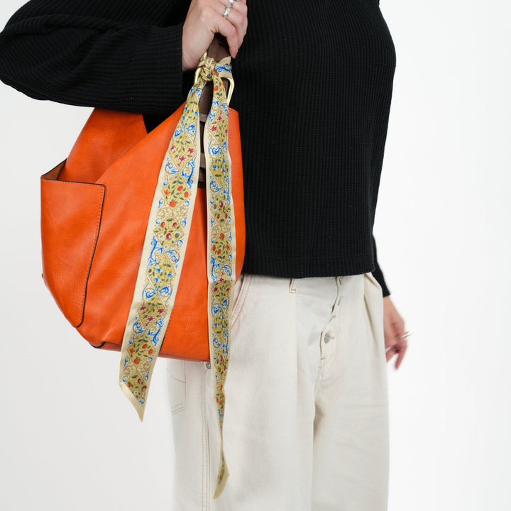 Tapestry Skinny Scarf - Heading Prints