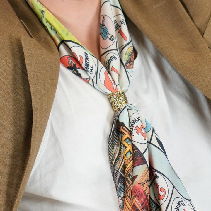 Thistle Bandana Ring - Heading Prints