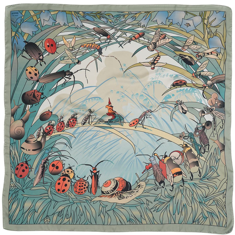 Tom Thumb Silky Scarf - Heading Prints