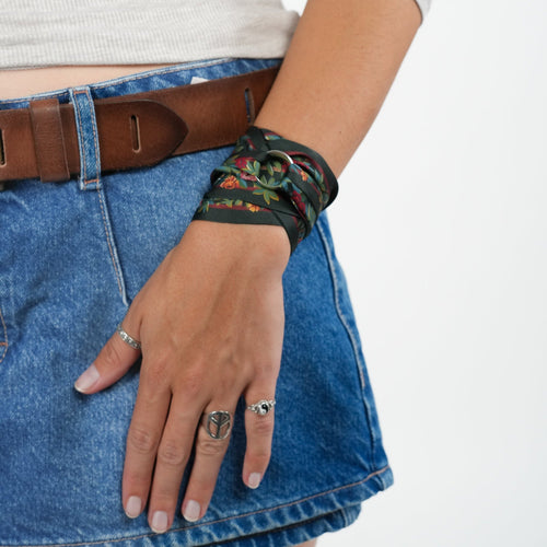 Trellis Skinny Scarf - Heading Prints