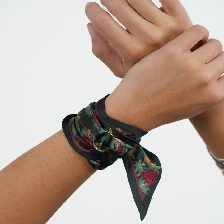 Trellis Skinny Scarf - Heading Prints