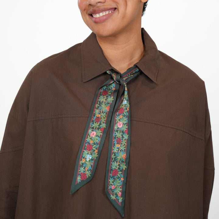 Trellis Skinny Scarf - Heading Prints