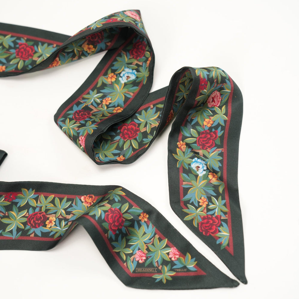 Trellis Skinny Scarf - Heading Prints