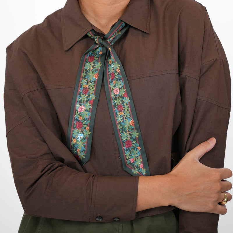 Trellis Skinny Scarf - Heading Prints