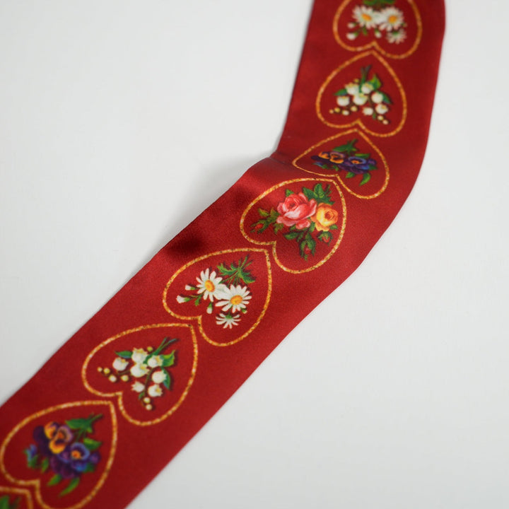 Valentines Skinny Scarf - Heading Prints