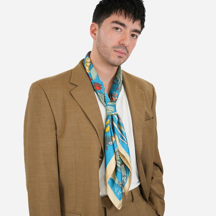 Veggies Silky Scarf - Heading Prints