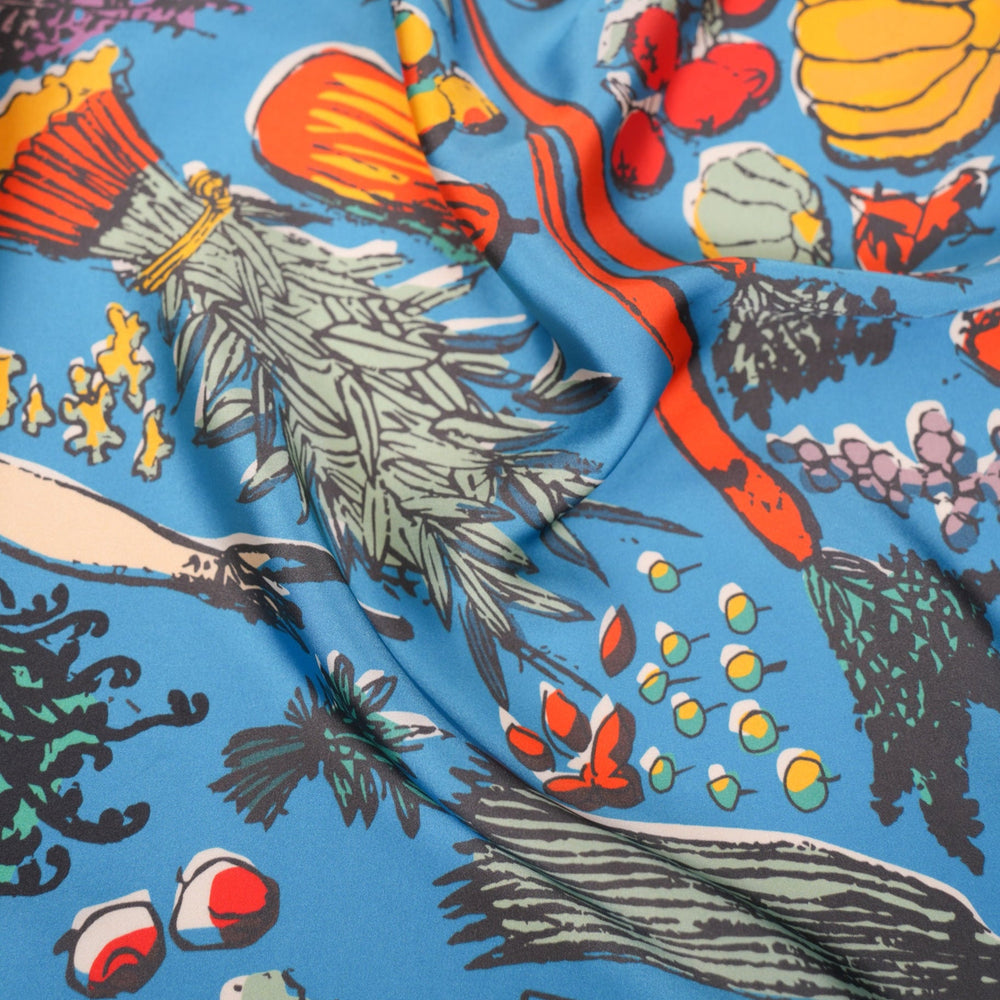 Veggies Silky Scarf - Heading Prints