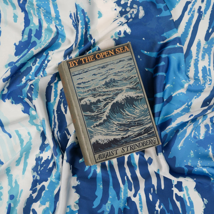 Waves Silky Scarf - Heading Prints