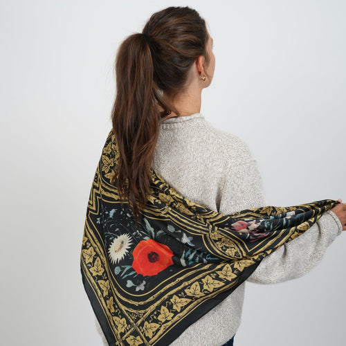 Wayside Silky Scarf - Heading Prints