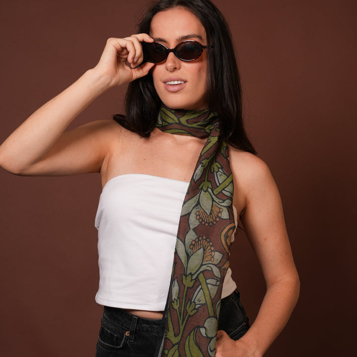 Wildflower All-Season Scarf - Heading Prints