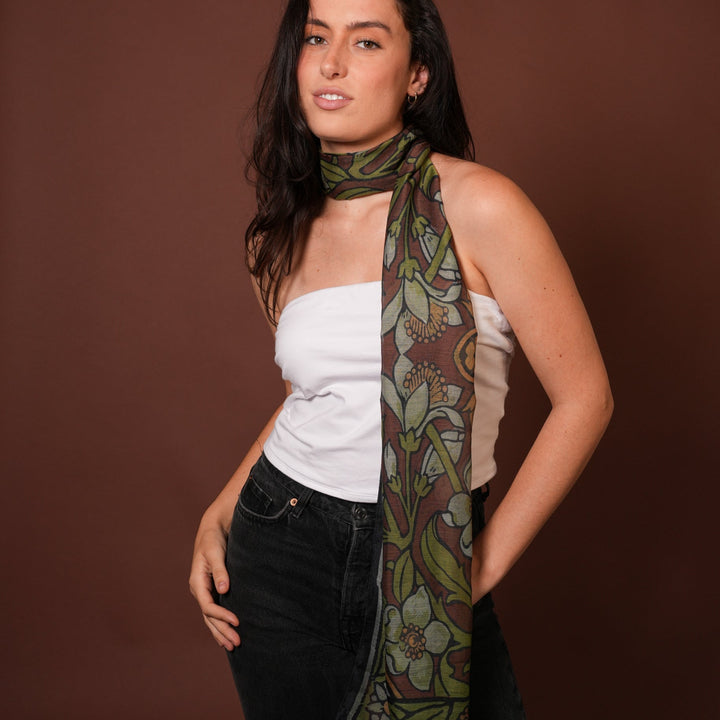 Wildflower All-Season Scarf - Heading Prints