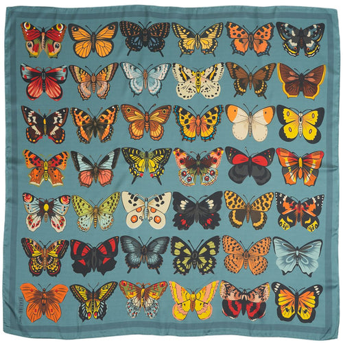 Wing Silky Scarf - Heading Prints