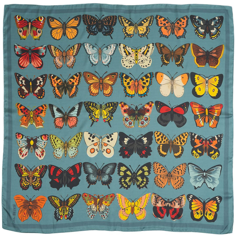 Wing Silky Scarf - Heading Prints
